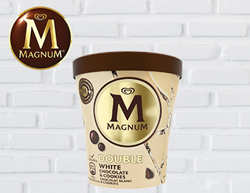 Produktbild Magnum Double White Chocolate & Cookies